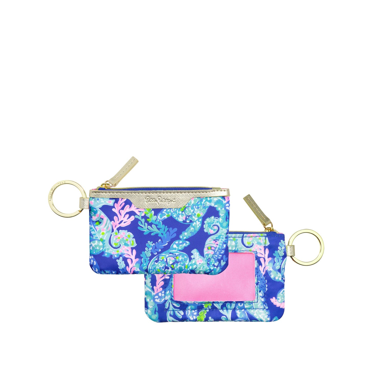 Lilly Pulitzer ID Case, Turtle Villa