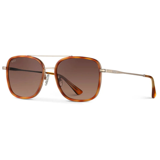 WMP Gia Sunset Tortoise Frame Gradient Lens Polarized Sunglasses
