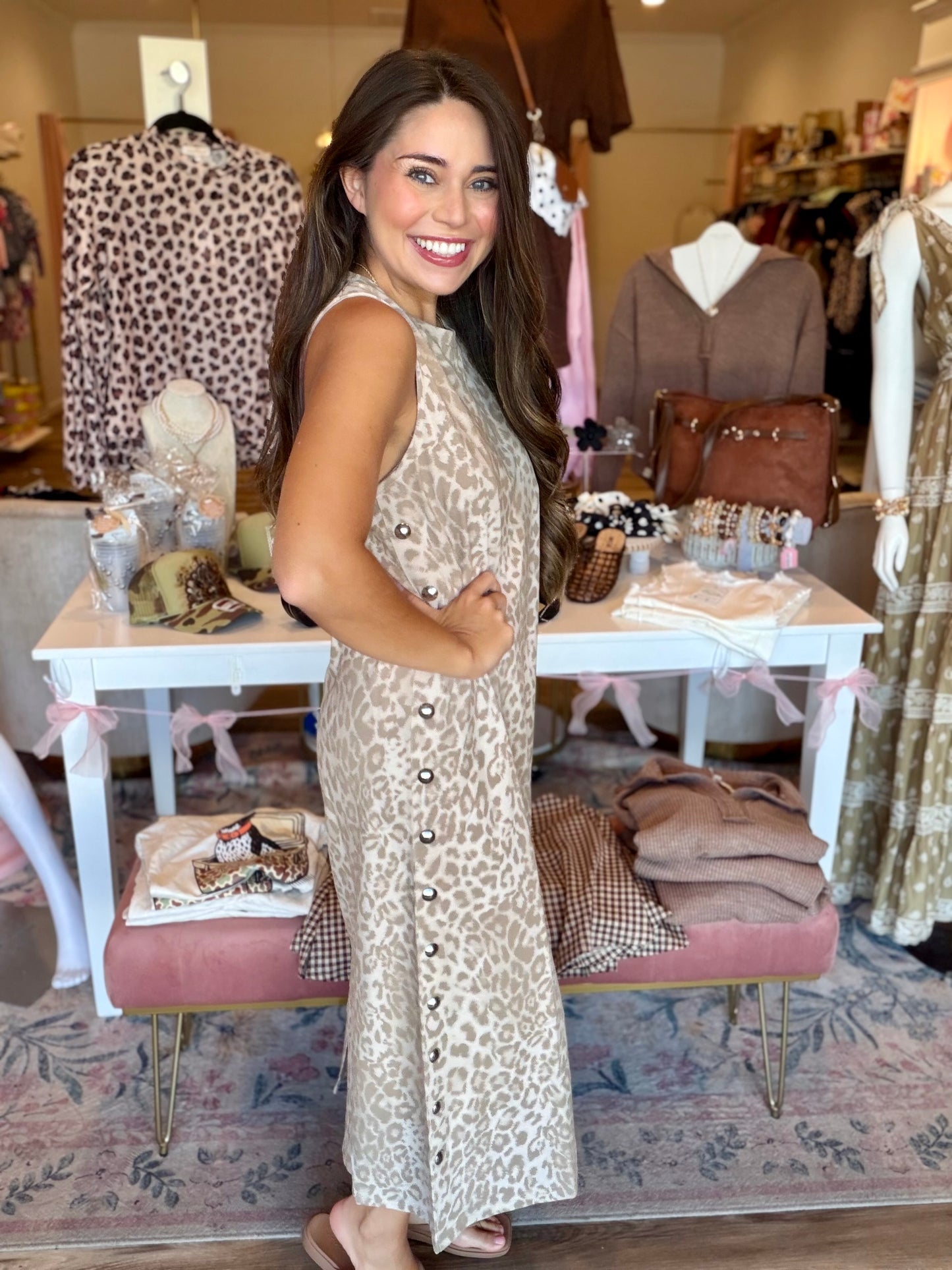 Maria Cheetah Dress