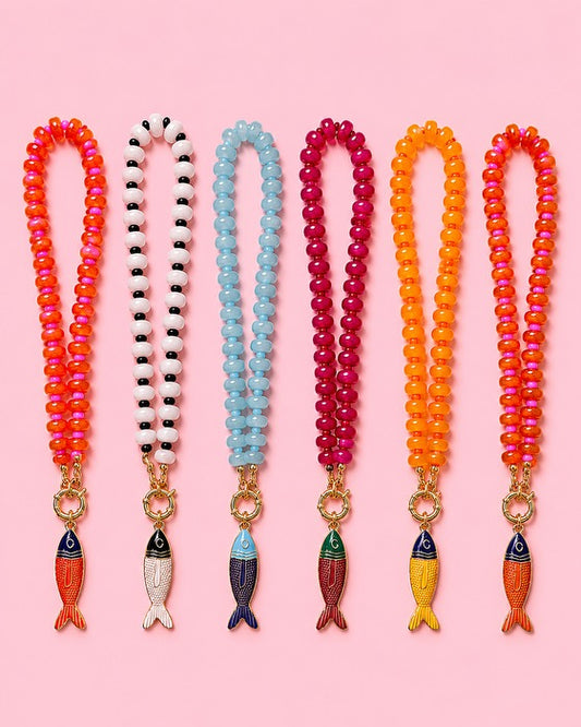 Beaded Fish Necklace