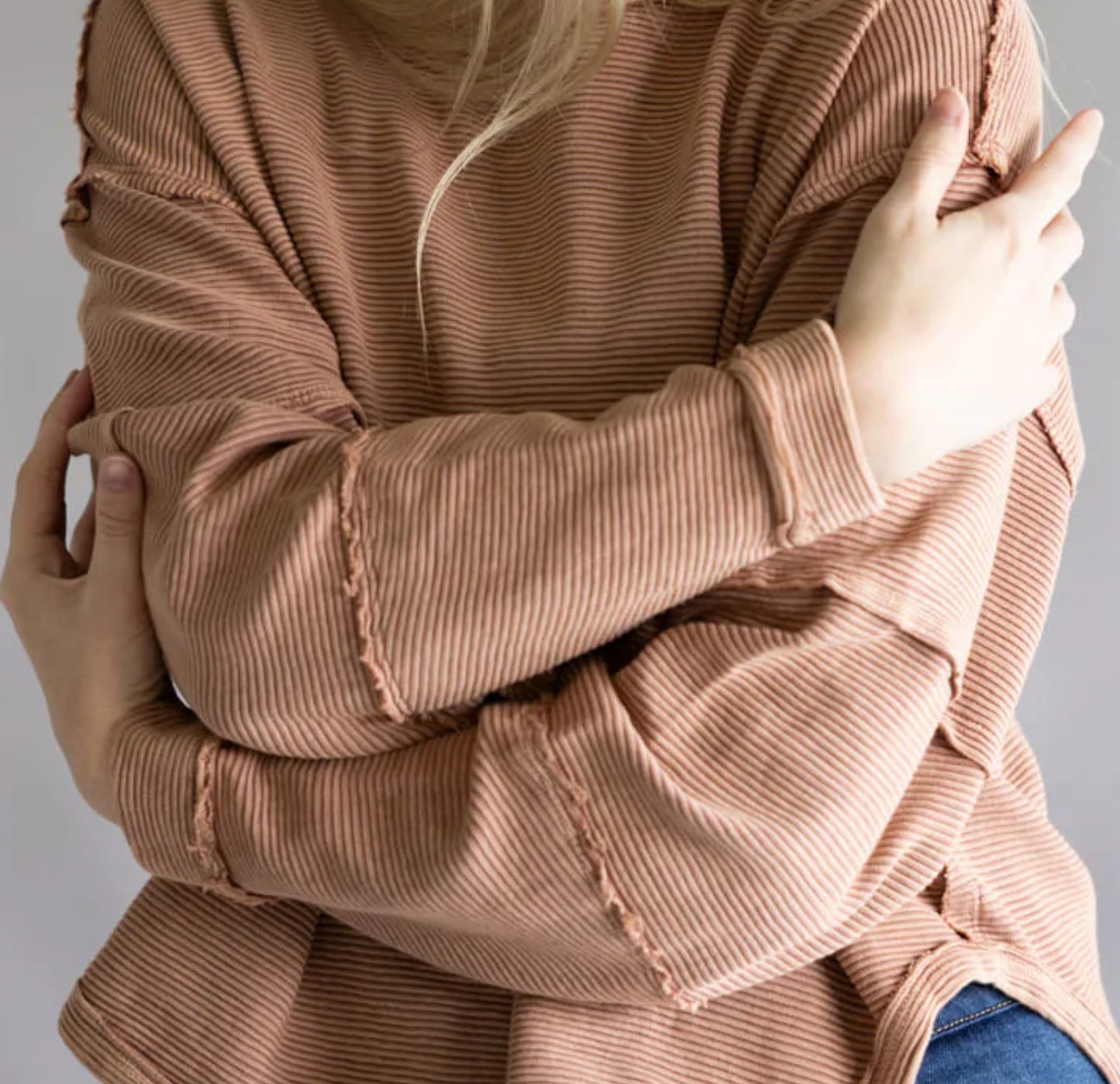 Simple Southern Sabrina Umber Pullover