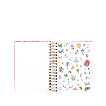 Lilly Pulitzer Large 17 Month Agenda, Conch Shell Pink Burst of Joy