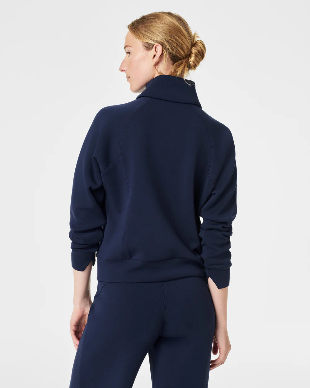 Spanx AirEssentials Half Zip Timeless Navy