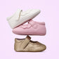 Amina Girls Hook & Loop Crib Shoe