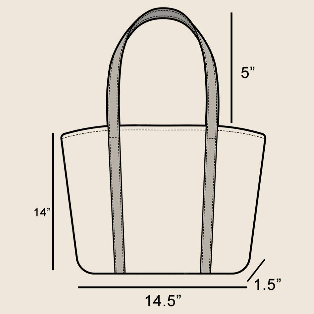 Square Straw Braided Tote Bag