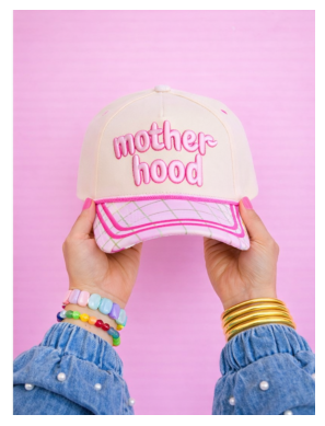 Motherhood Checkered Trucker Hat