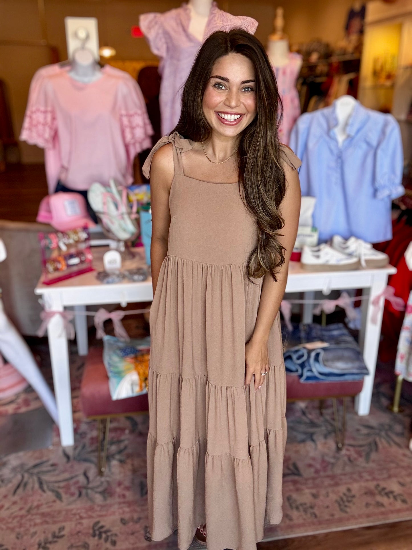 Cara Tiered Maxi Dress