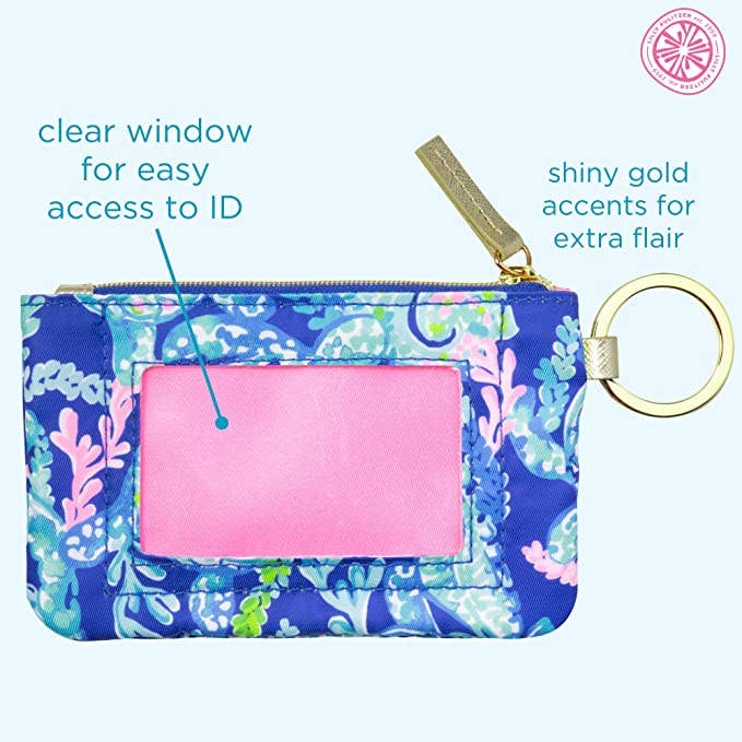 Lilly Pulitzer ID Case, Turtle Villa