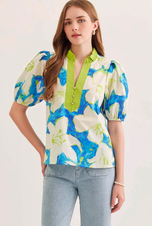 Ann Floral Blouse