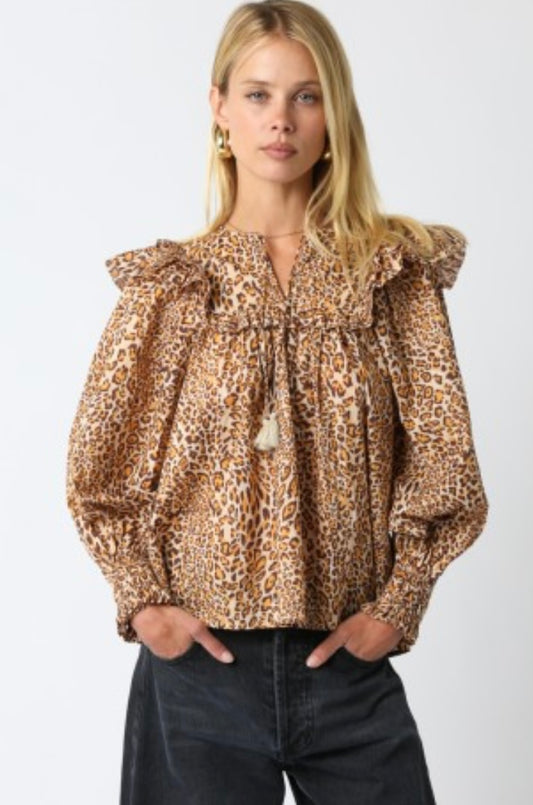 Elsa Leopard Blouse