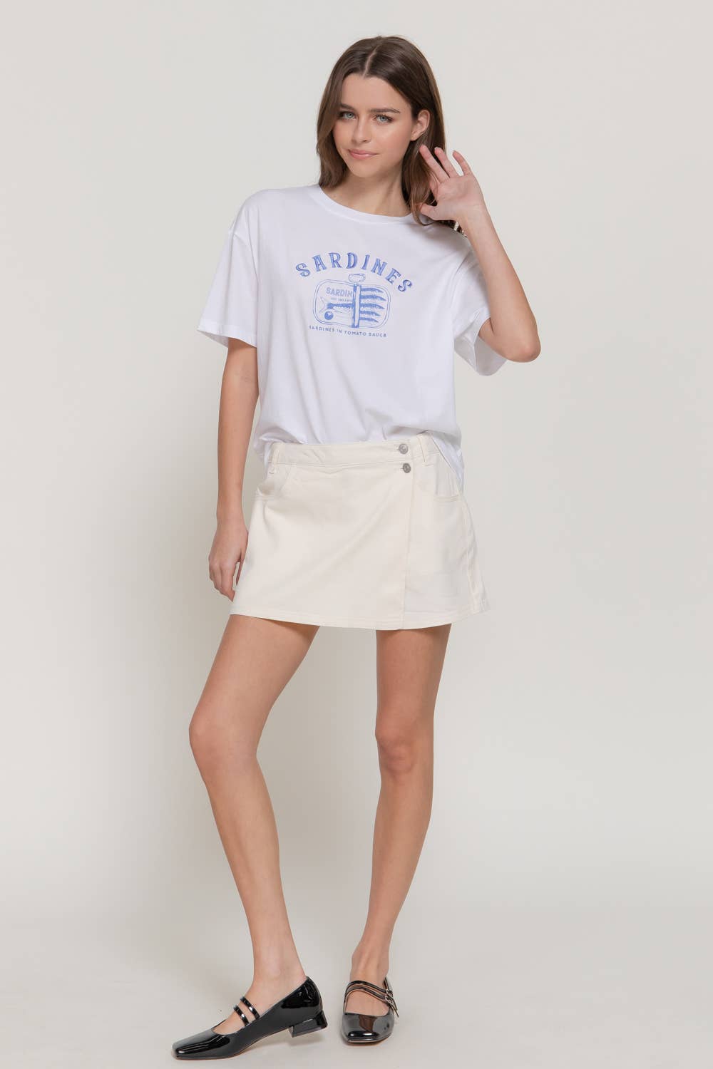 Sandra Sardine Embroidered Top