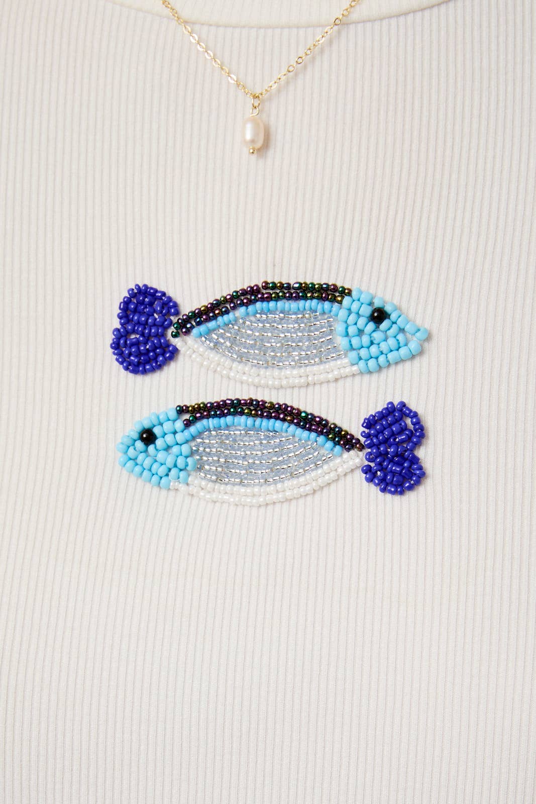 Bradey Beaded Fish Tee