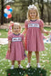 Little Girl Gingham USA Flag Dress