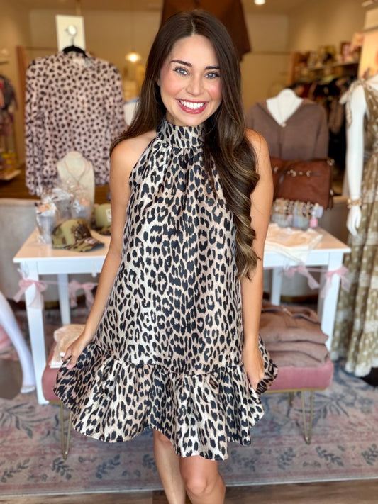 Maxine Leopard Dress