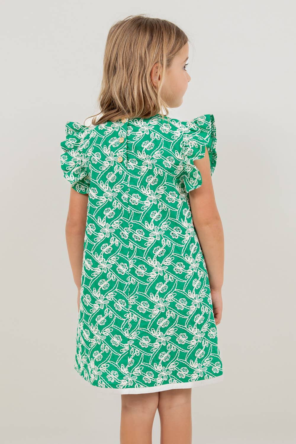 Diane Youth Embroidered Dress