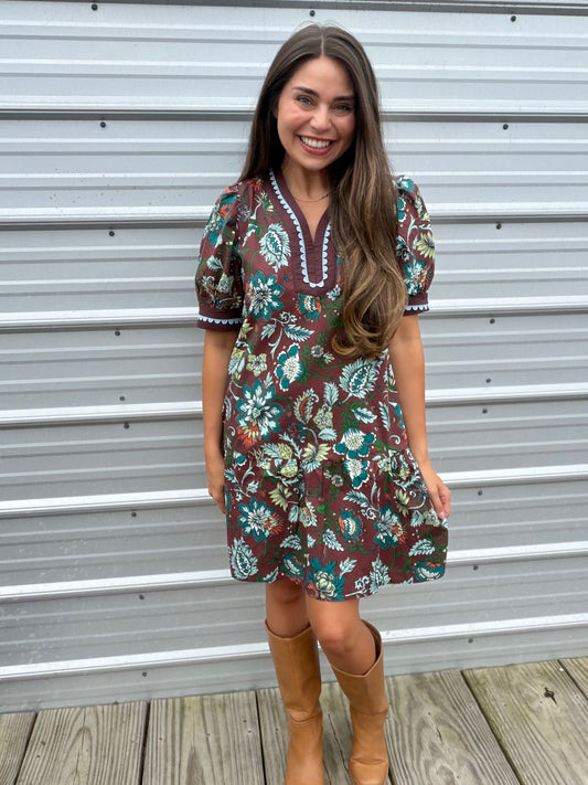 Simply Southern Allison Floral Dress