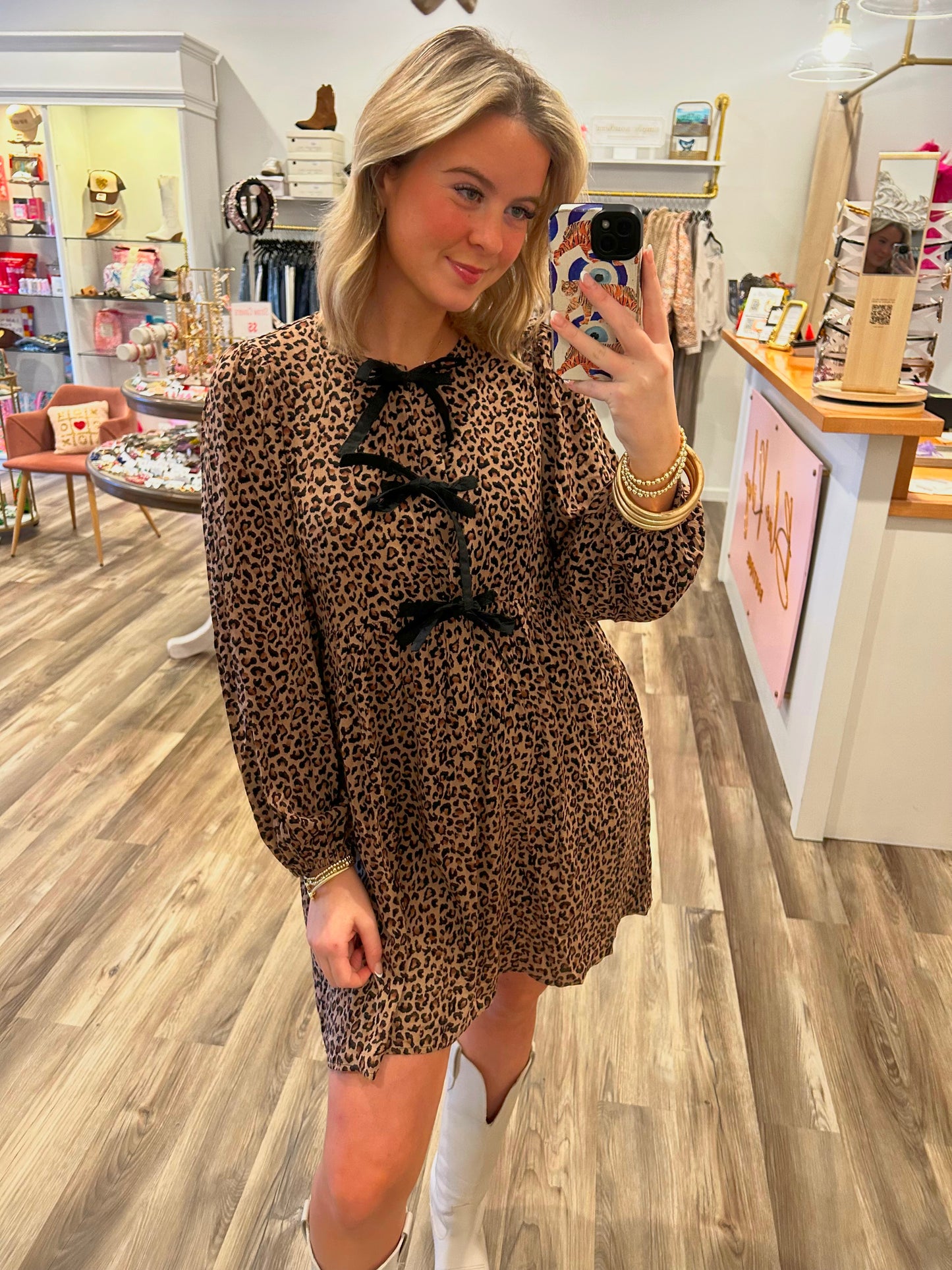 Cecilia Cheetah Print Dress