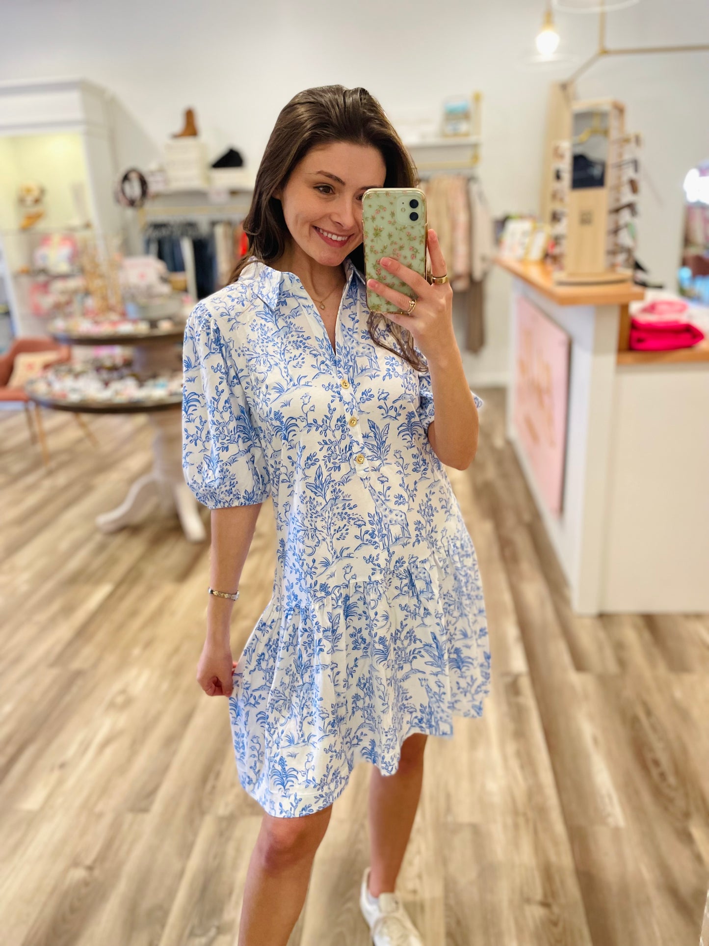 Lilly Pulitzer Bingley Dress Resort White Tall Tales