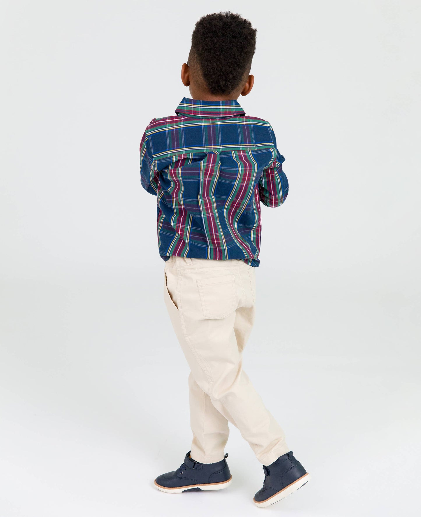 RuggedButts Boys Khaki Stretch Chino Pants