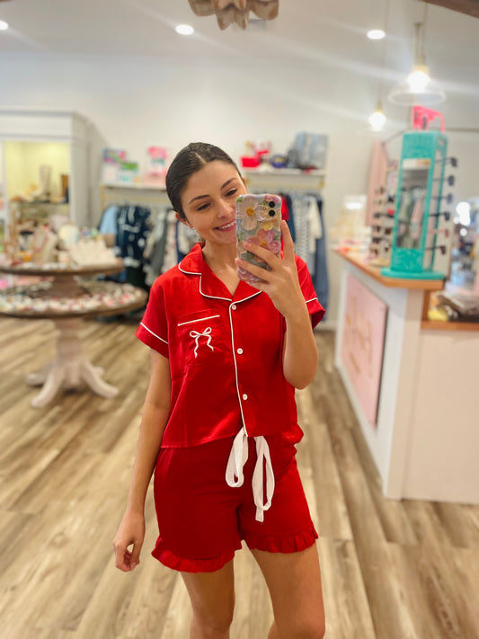 Simply Southern Holiday Red PJ Set