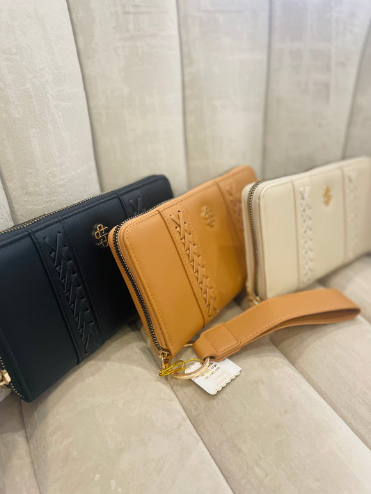 Simply Southern Solid Leather Wallet Wristlet