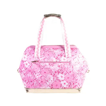 Lilly Pulitzer Neoprene Cooler, Conch Shell Pink Burst of Joy