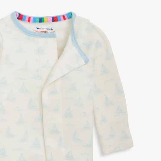 Magnetic Me Tiny Tides BL Organic Cotton Magnetic Footie