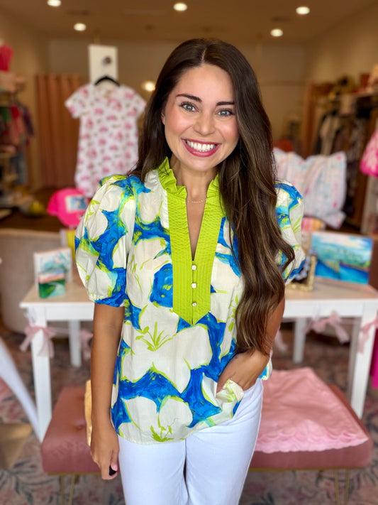 Ann Floral Blouse