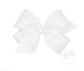 Wee Ones White Scallop Edge Grosgrain Hair Bow
