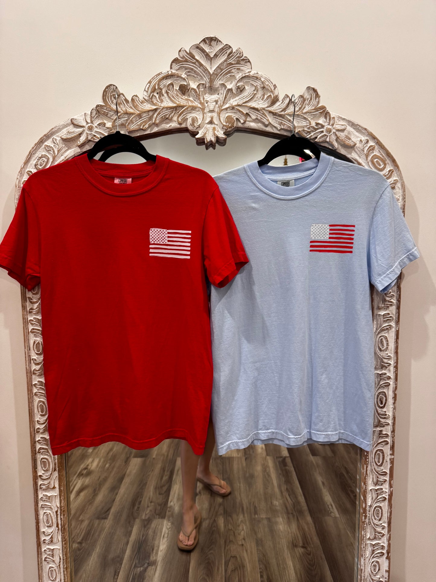 Ksea & Co.+ BRB Surf City Map Tee Red  & Blue
