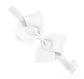 Wee Ones Small Classic Grosgrain Girls Hair Bow on Headband One Size