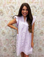 Emma Lilac Floral Dress