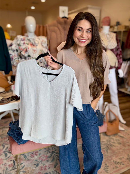 Aliyah V-Neck Blouse