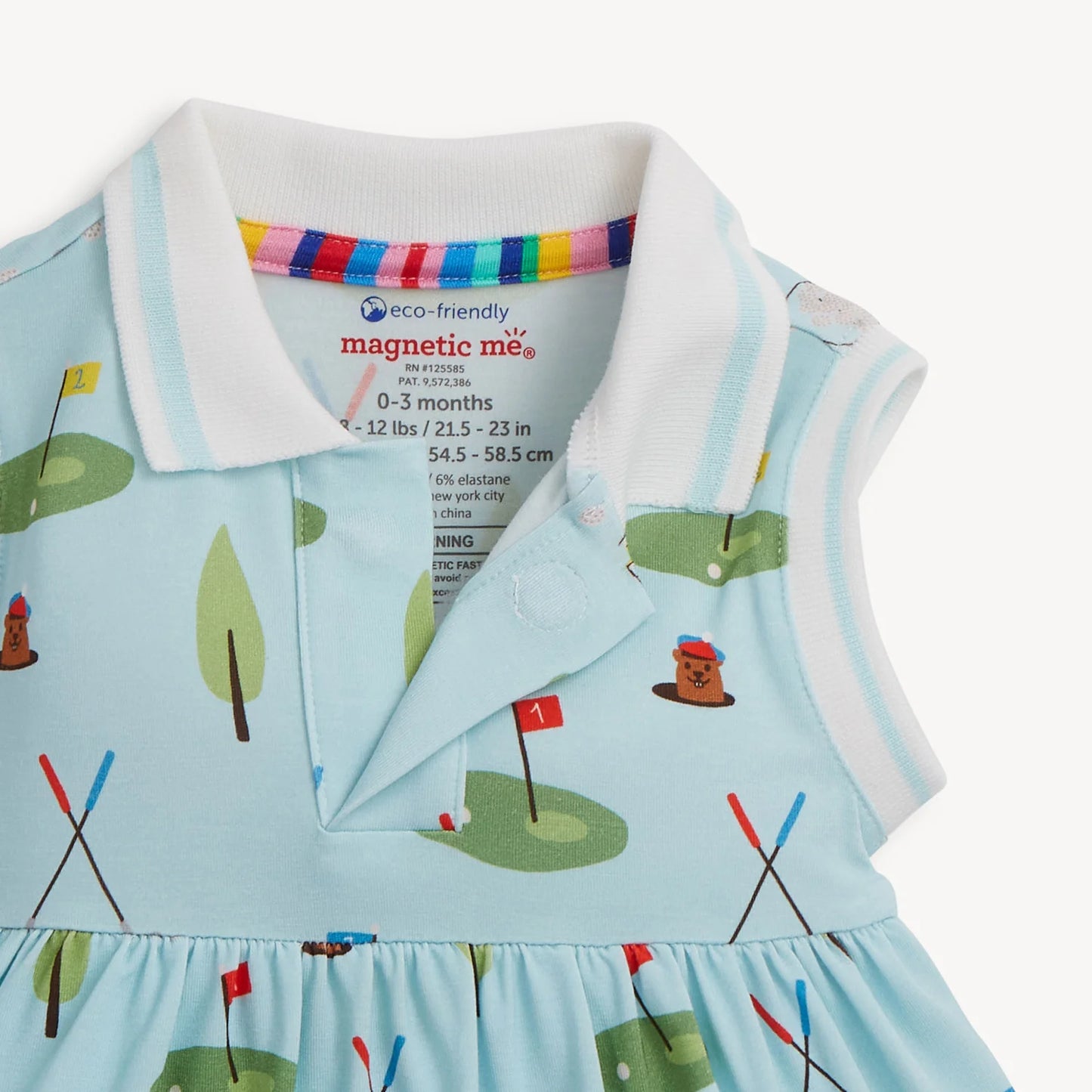 Magnetic Me Gopher It Magnetic Modal Polo Bodysuit Dress