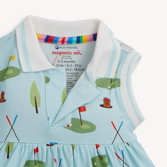 Magnetic Me Gopher It Magnetic Modal Polo Bodysuit Dress