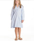 Simply Southern Youth Button Pinstripe Dress