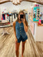 Ryan Denim Button Down Blouse