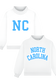 Carolina Reversible Mock Neck Oversized Sweatshirt