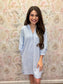 Simply Southern Button Pinstripe  Dress