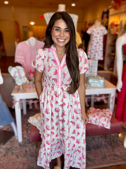 Simply Southern Prim Y-Neck Dress