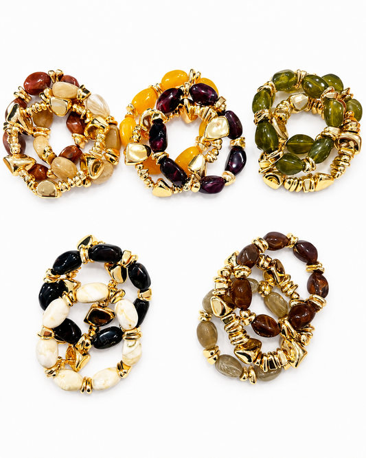 Neutral 3pc Bangle Set