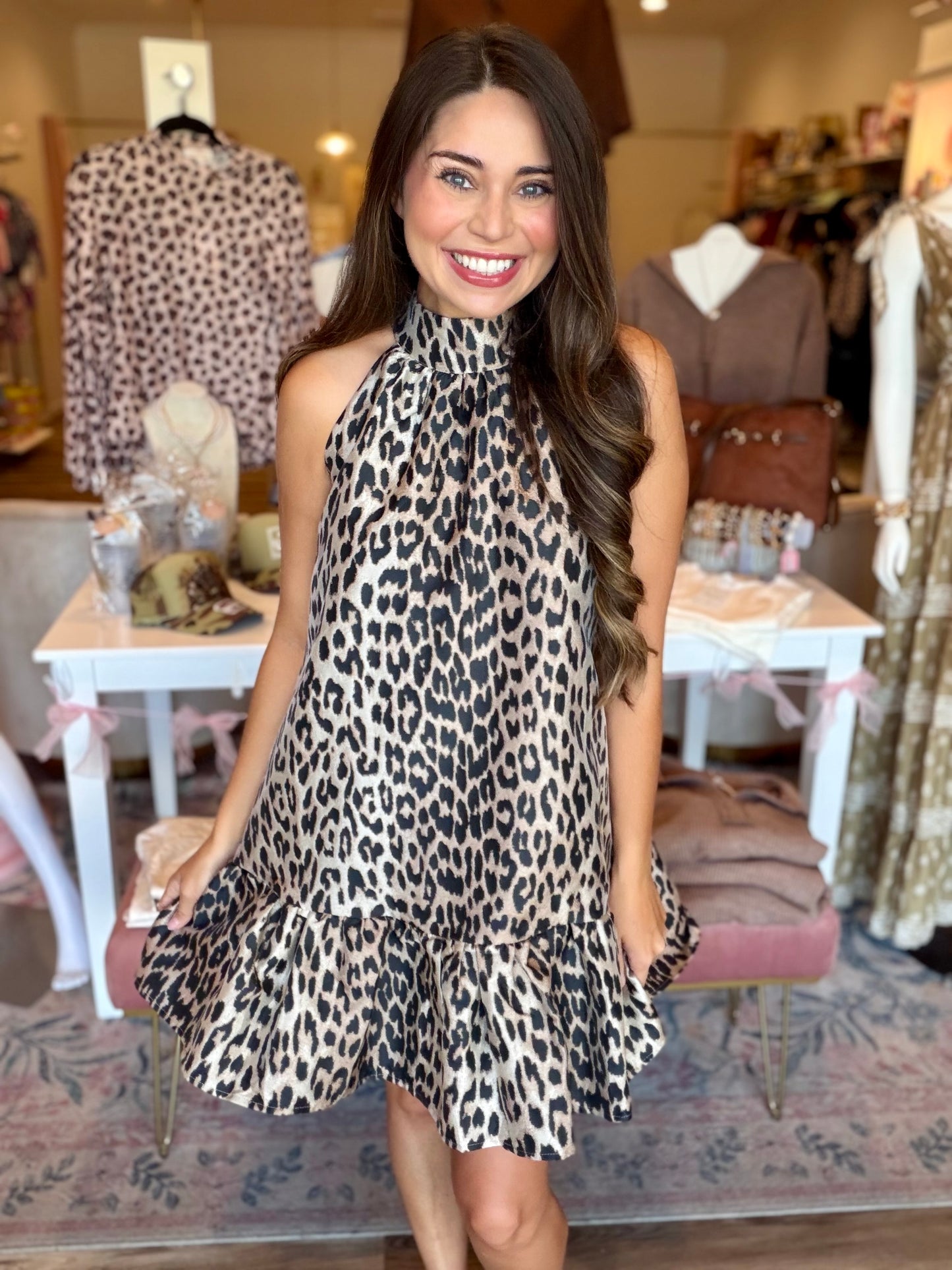 Maxine Leopard Dress