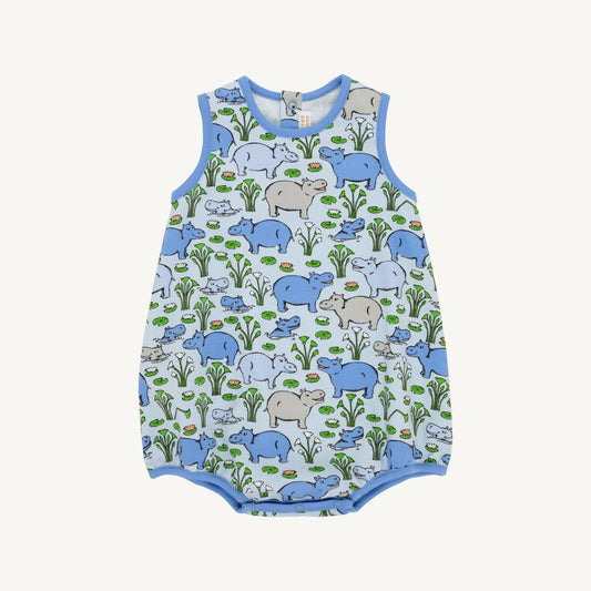 Patton Play Bubble - Pima - Bal Harbour Hippo (Beale Street Blue)/Sunrise Blvd Blue by The Beaufort Bonnet Company