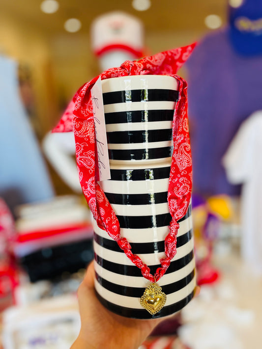 Red Bandana Necklace