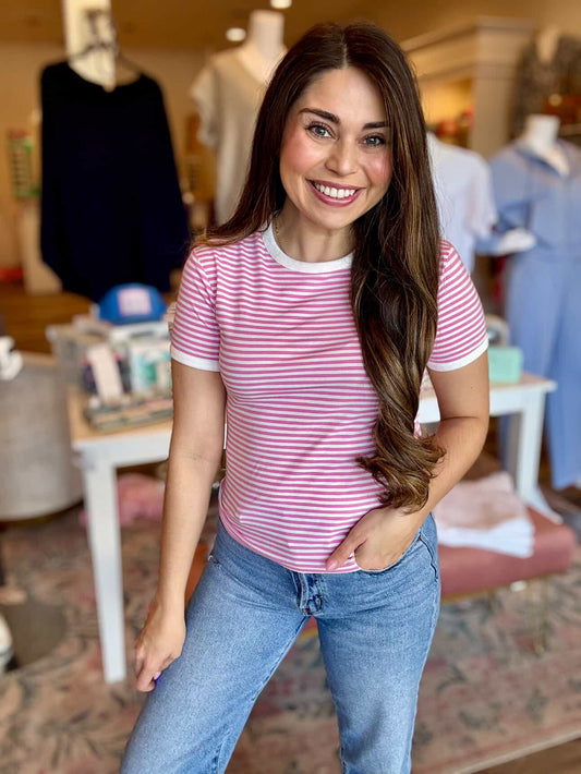Ally Striped Tee