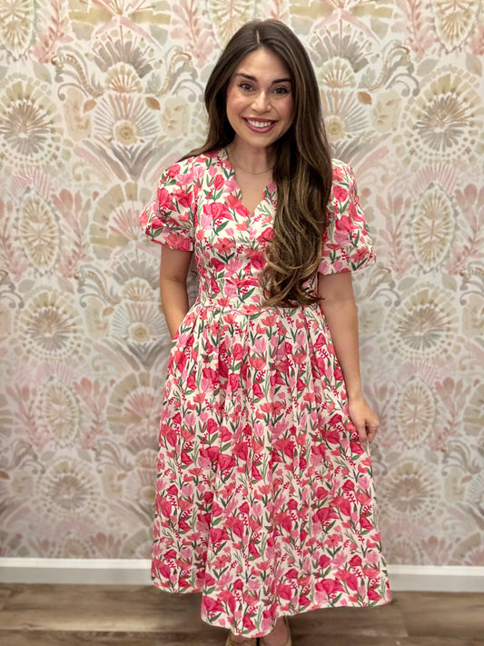 Lindsay Rose Pink Dress