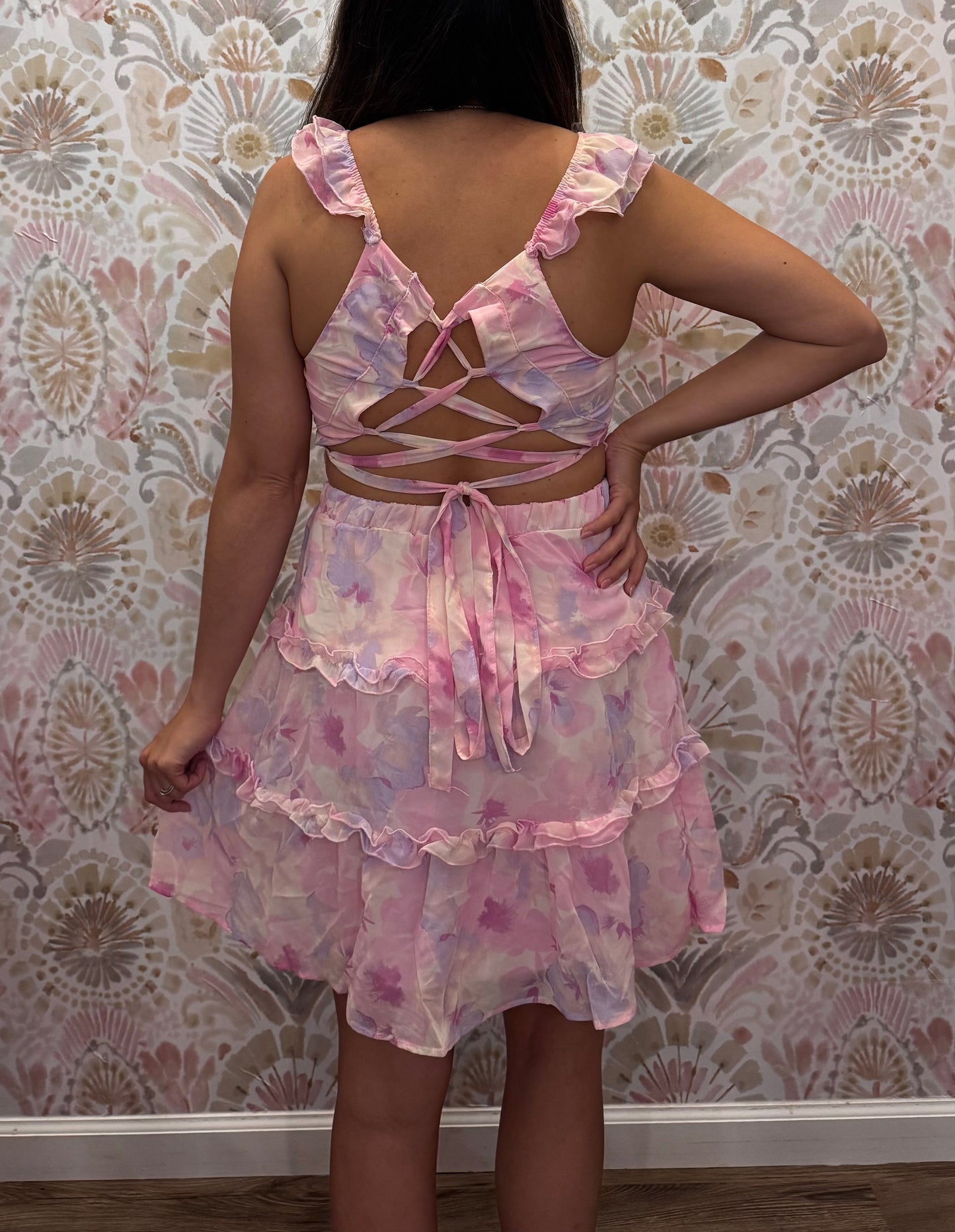 Spring Fling Ruffled Mini Dress