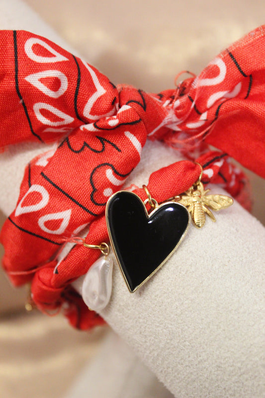 Bandana Charm Bracelet