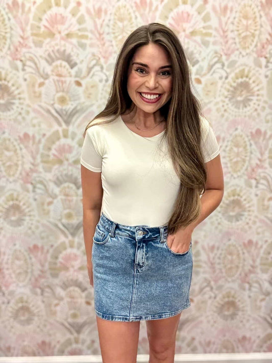 Tina Denim Skirt