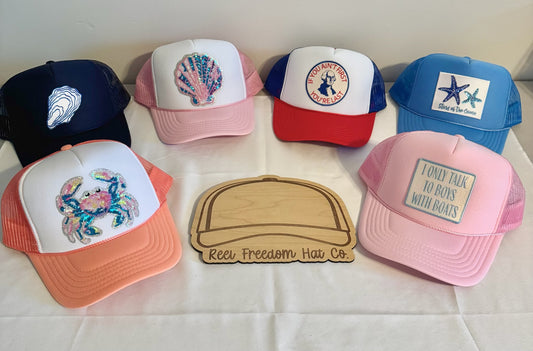 Reel Freedom Patch Hats
